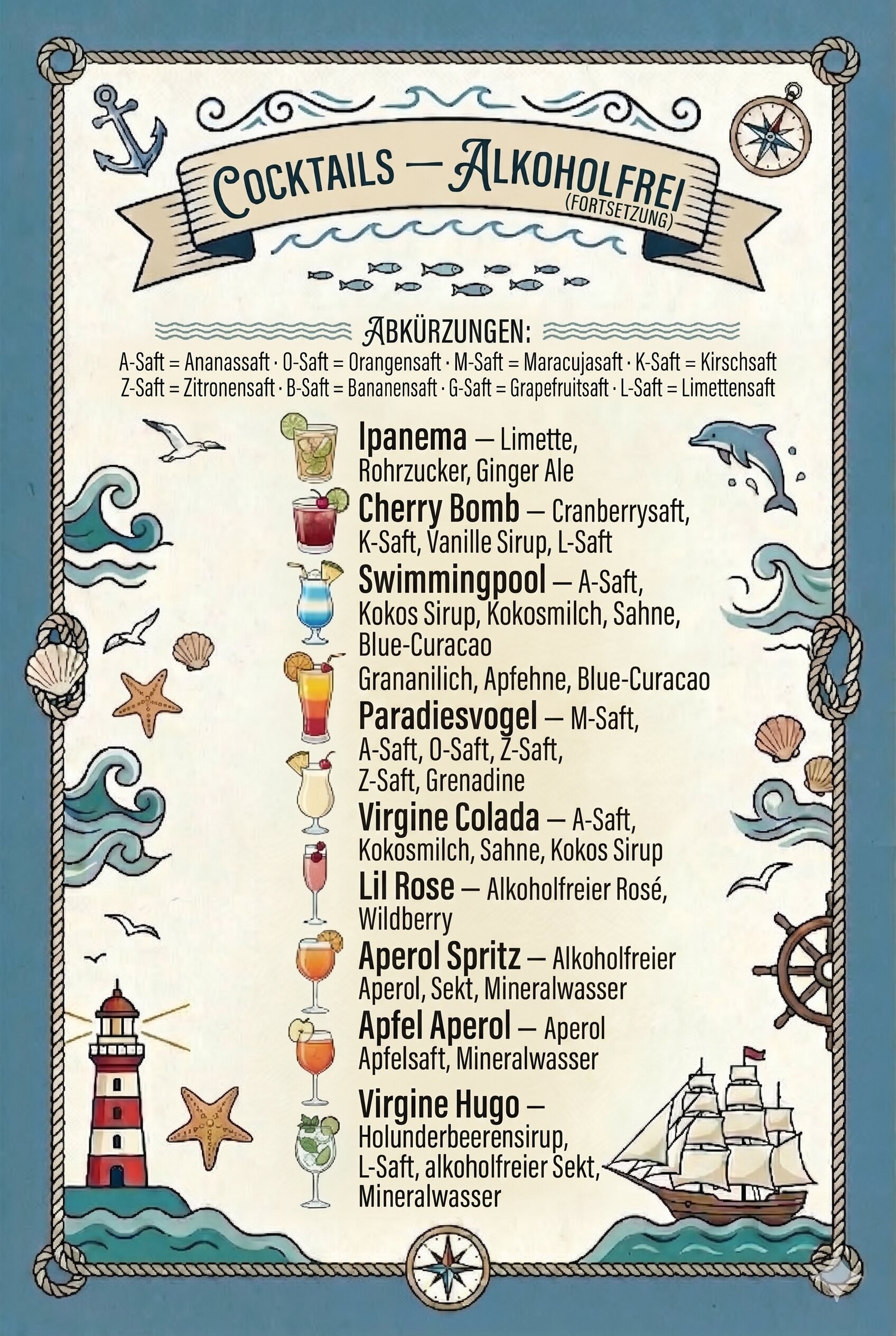 Cocktails – Alkoholfrei II