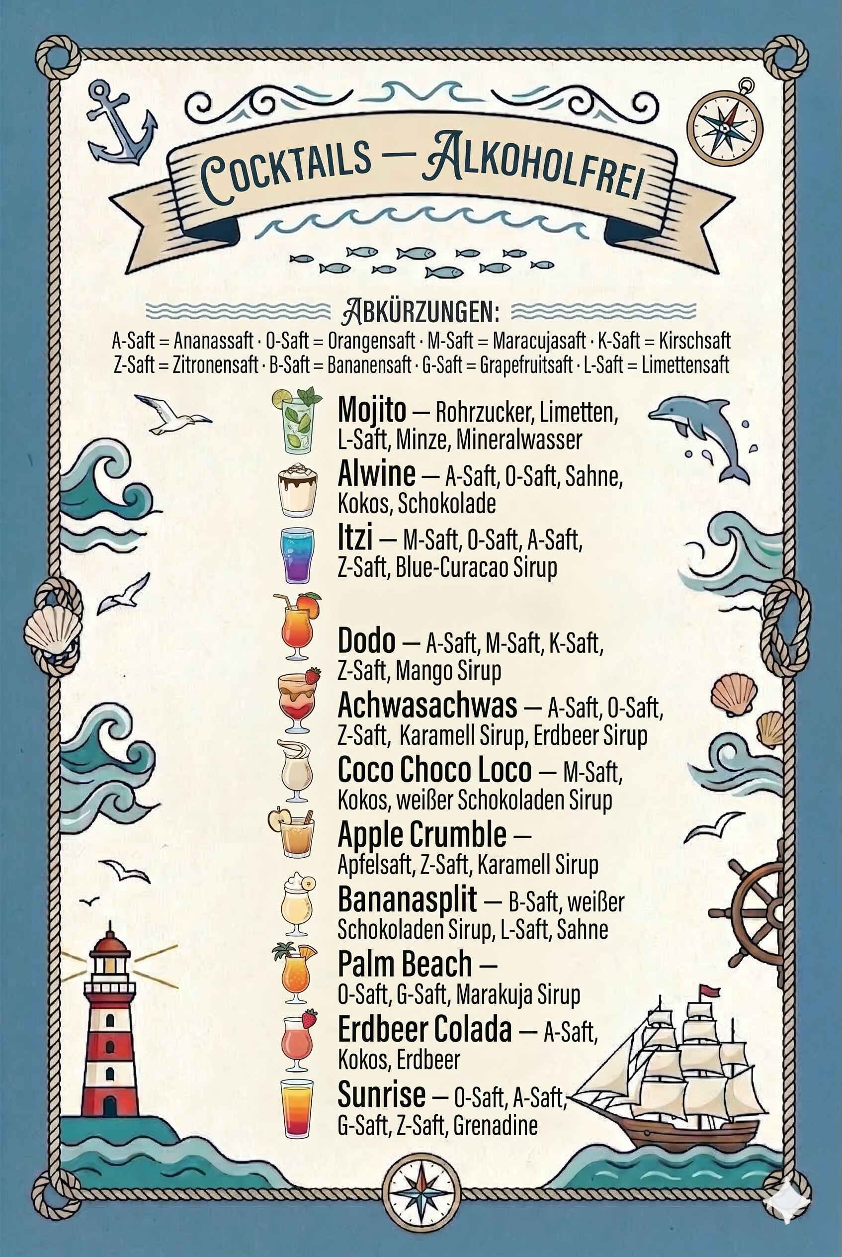 Cocktails – Alkoholfrei