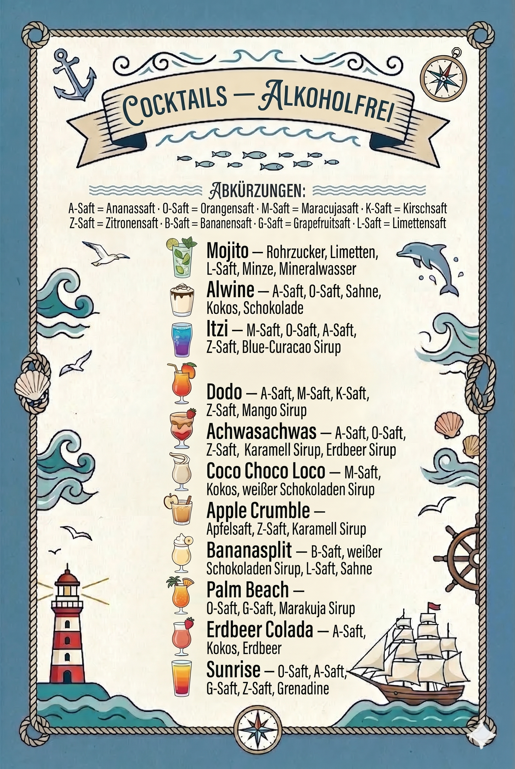 Cocktails – Alkoholfrei