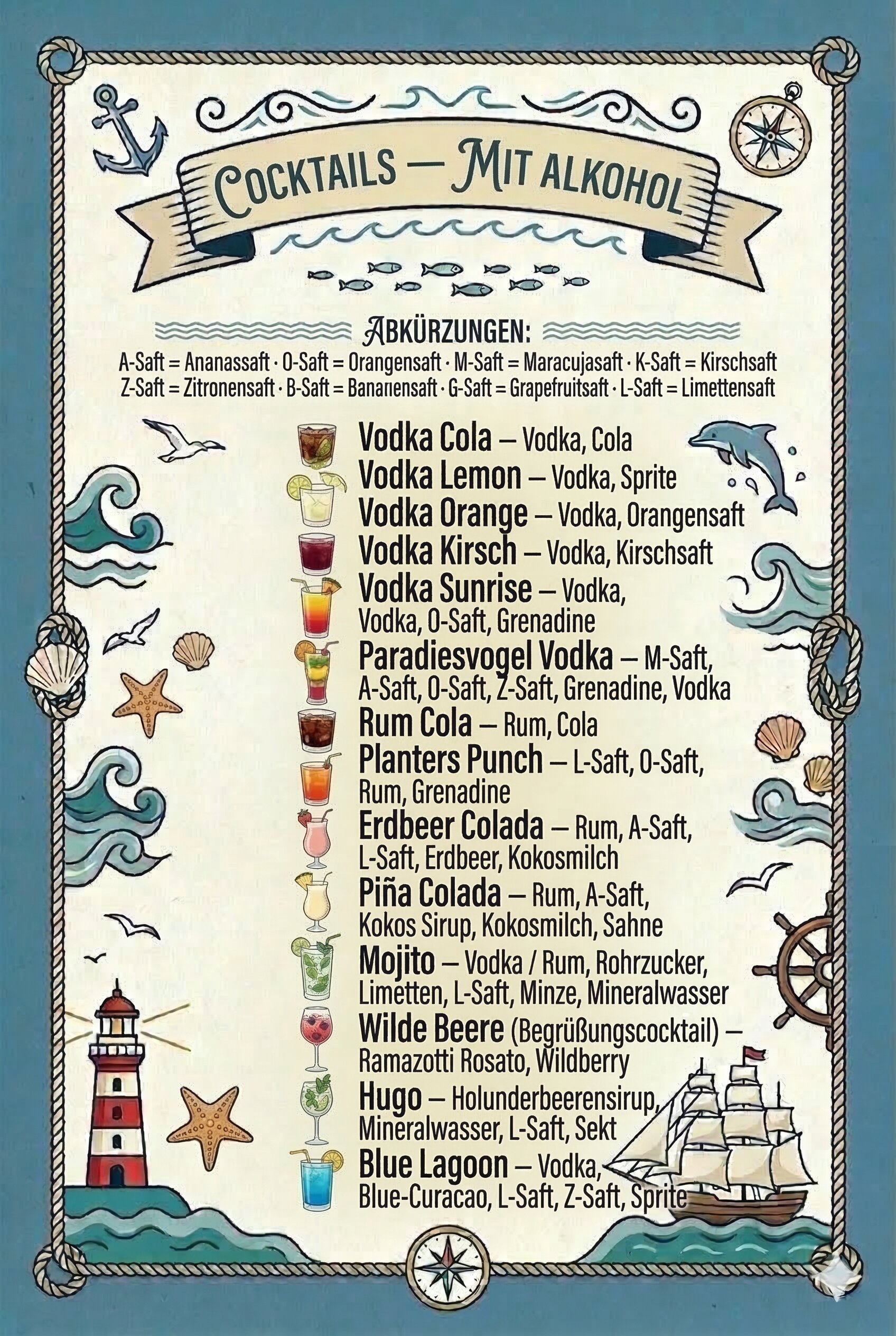 Cocktails – Mit Alkohol