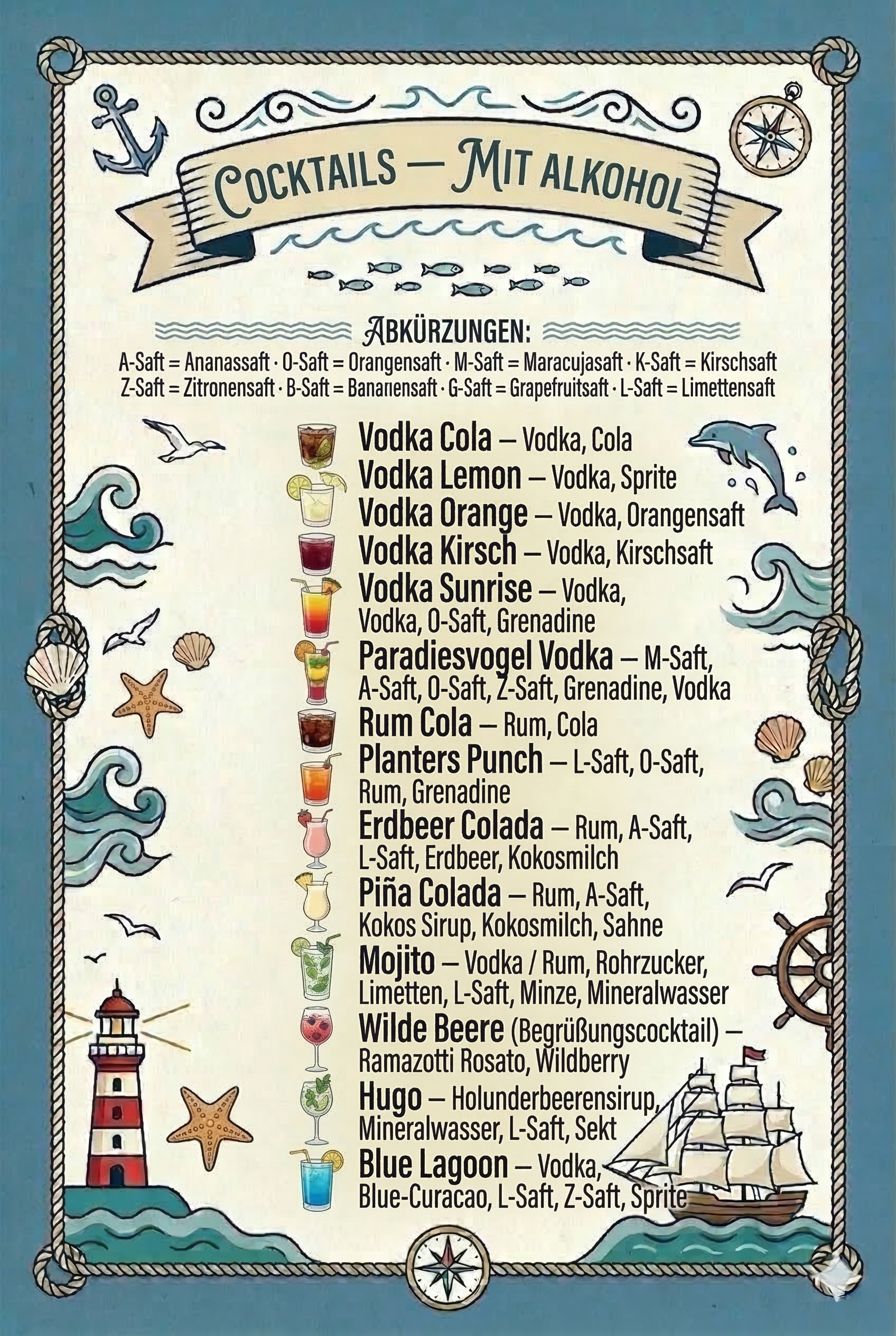 Cocktails – Mit Alkohol