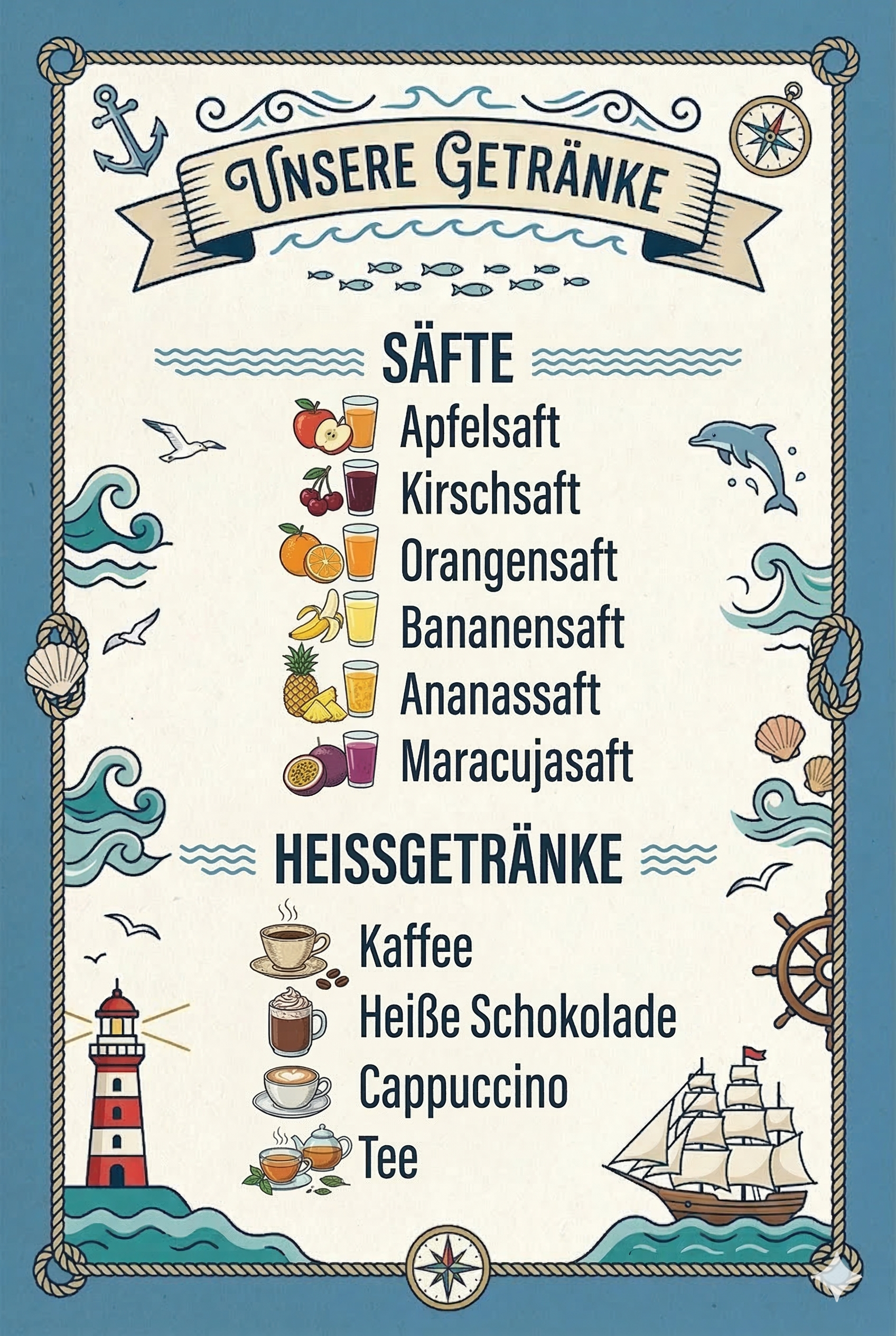 Säfte & Heißgetränke